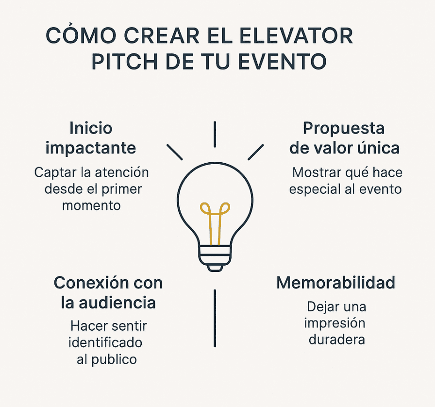 construir la historia de tu evento